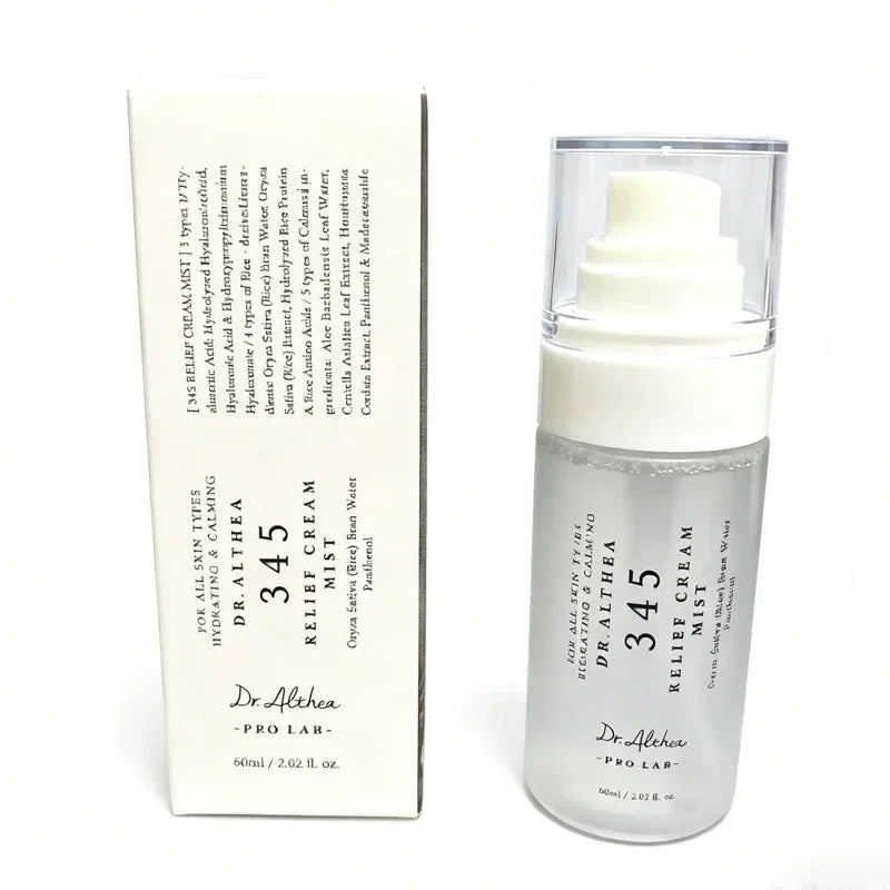 Dr. Althea Korean Skin Care Product Set 100ml 60ml 345 Spray Moisturizing Antioxidant Soothing Canned Face Cream and Essence