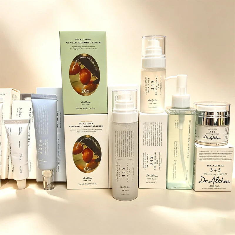 Dr. Althea Korean Skin Care Product Set 100ml 60ml 345 Spray Moisturizing Antioxidant Soothing Canned Face Cream and Essence