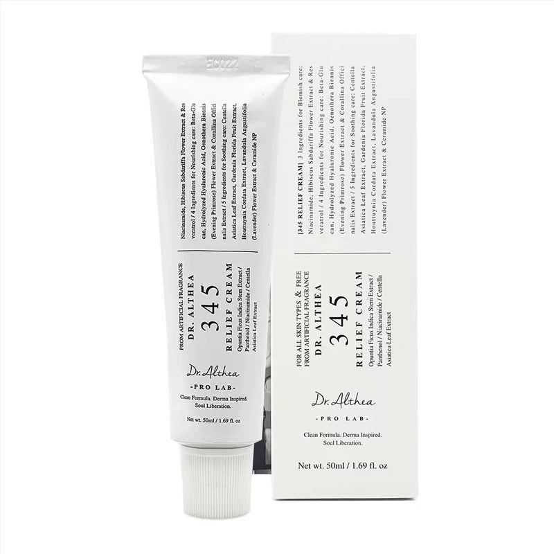 Dr. Althea Korean Skin Care Product Set 100ml 60ml 345 Spray Moisturizing Antioxidant Soothing Canned Face Cream and Essence