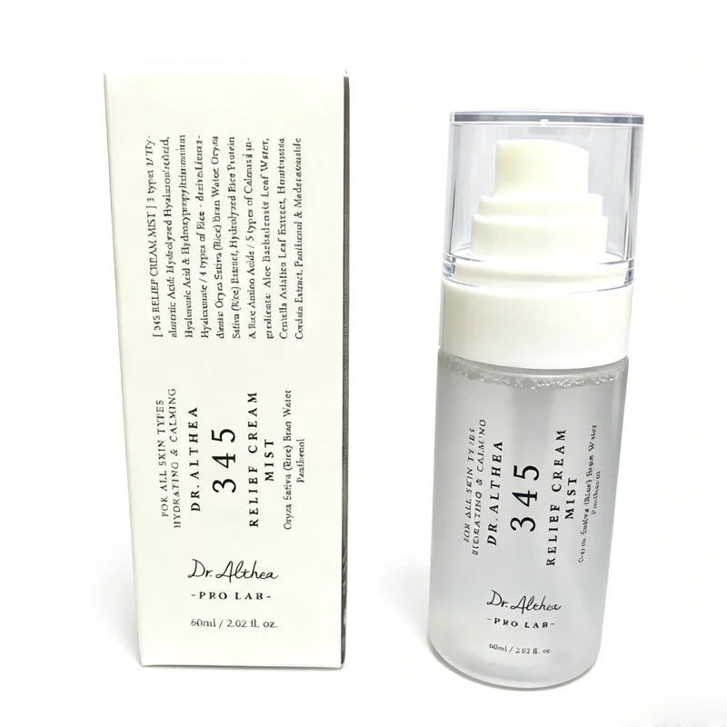 Dr. Althea Korean Skin Care Product Set 100ml 60ml 345 Spray Moisturizing Antioxidant Soothing Canned Face Cream and Essence