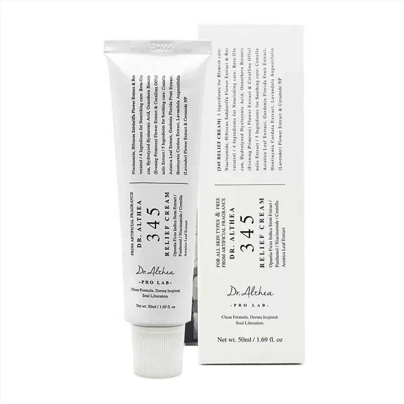 Dr. Althea Korean Skin Care Product Set 100ml 60ml 345 Spray Moisturizing Antioxidant Soothing Canned Face Cream and Essence